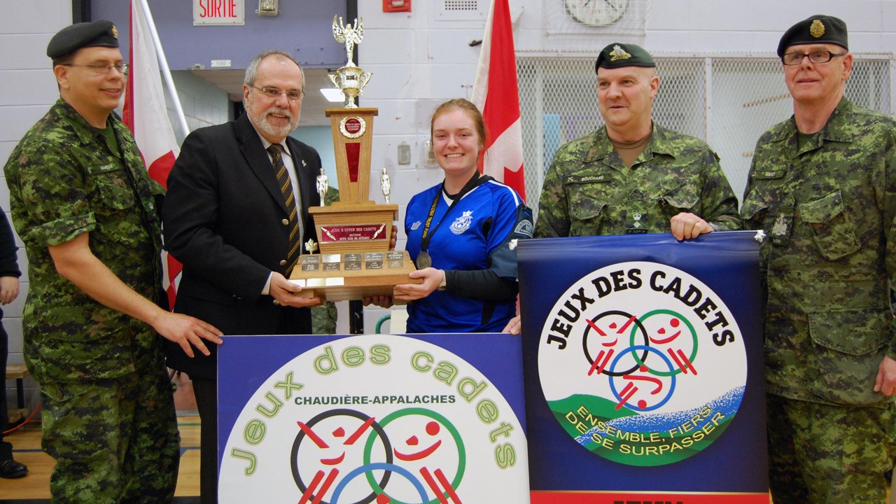 L’escadron 890 Saint-Georges remporte les Jeux des cadets de Chaudière-Appalaches