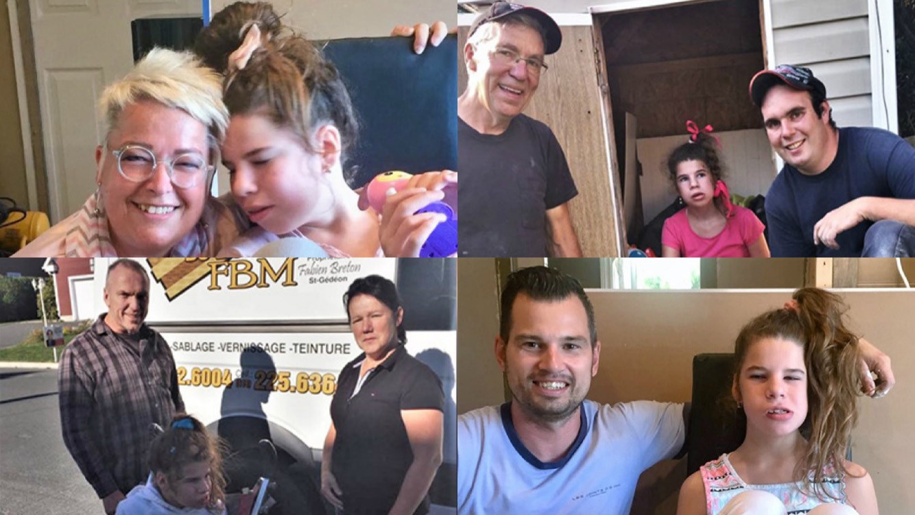 Des entrepreneurs de la région aident bénévolement une famille d'ici