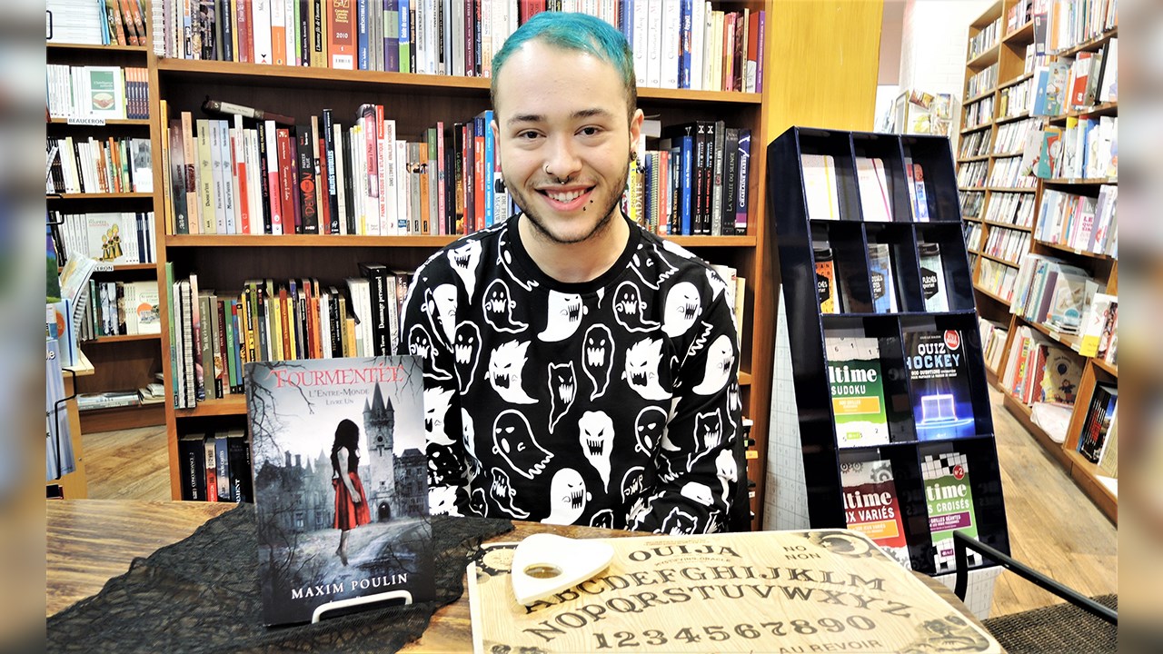 Maxim Poulin de Saint-Prosper lance son premier livre à 21 ans