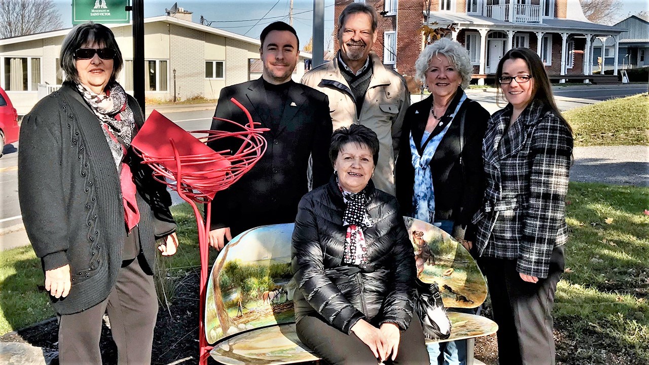 Inauguration de deux parcs municipaux à Saint-Victor