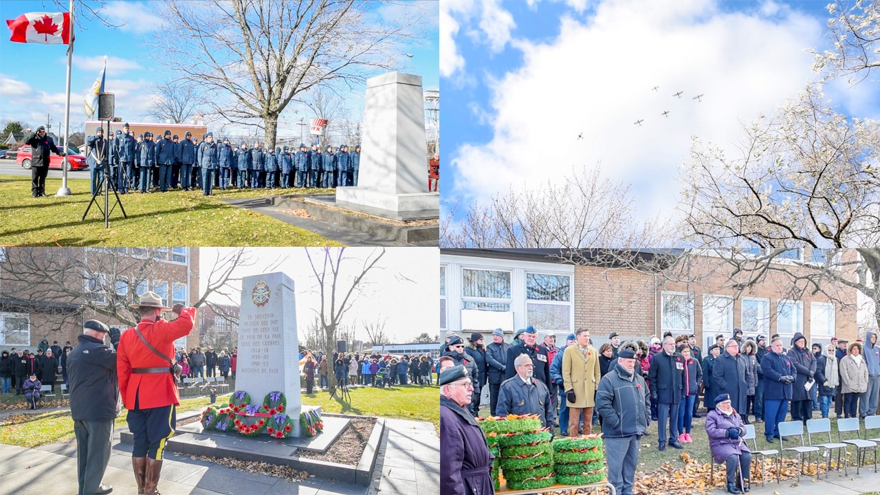 Près de 200 personnes rendent hommage aux militaires disparus à St-Georges 