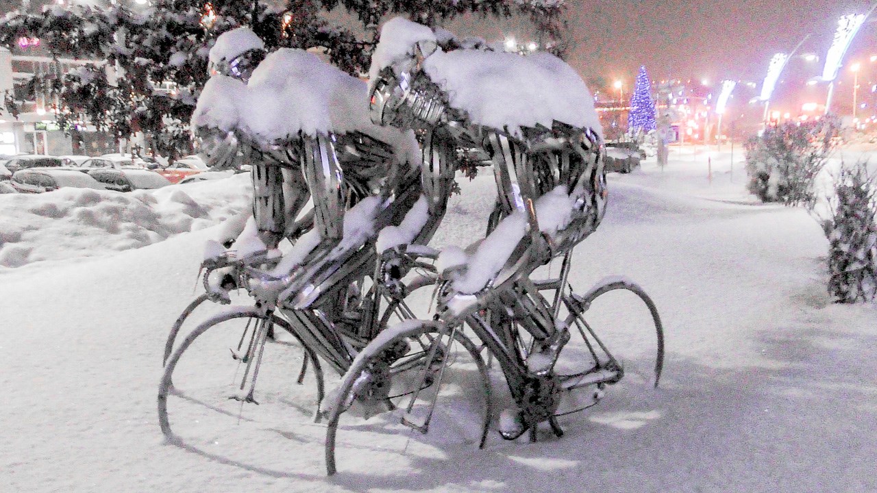 Normand DeLessard présente la ville de Saint-Georges le soir de Noël