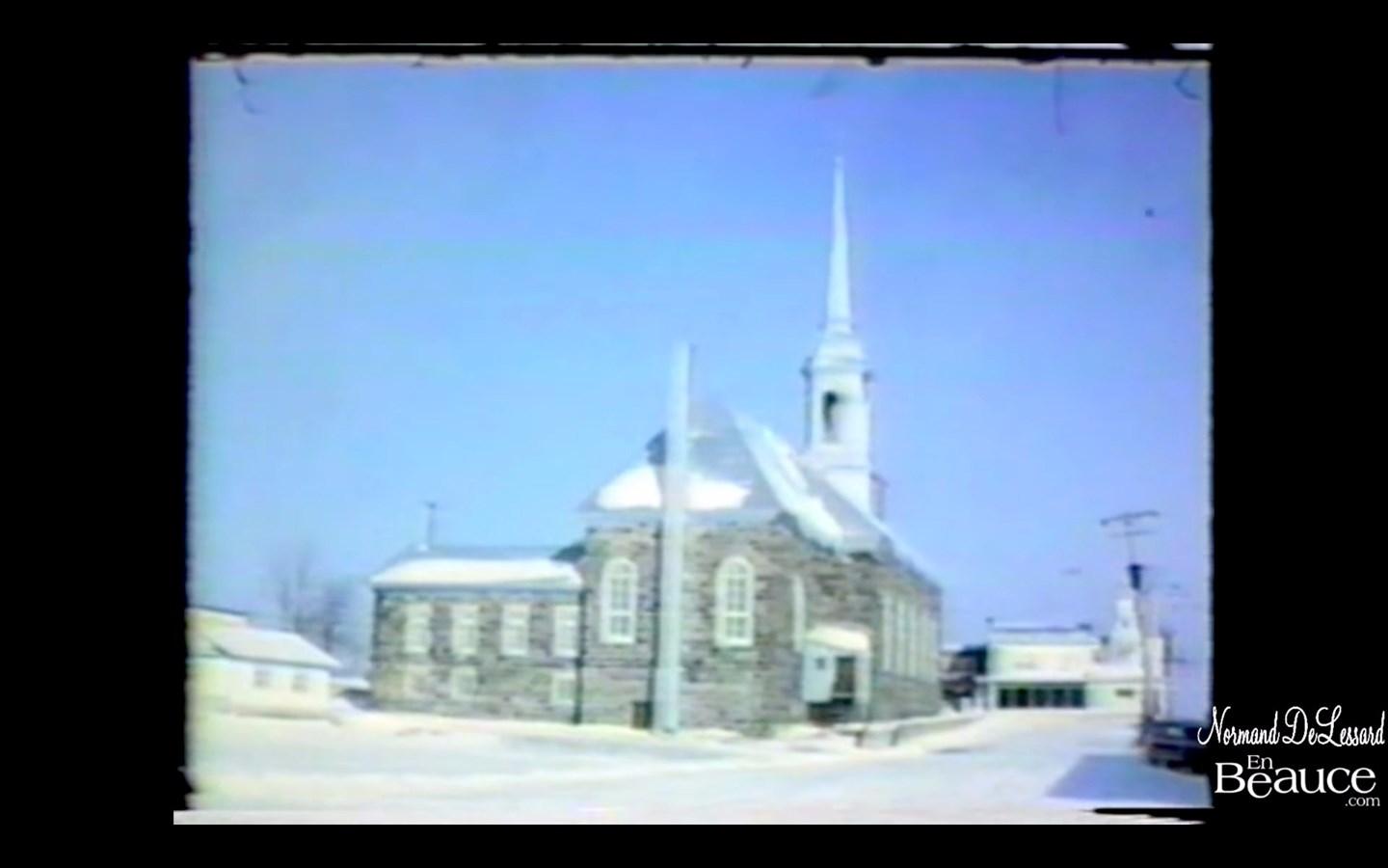 Normand DeLessard présente des images de Saint-Odilon en 1976
