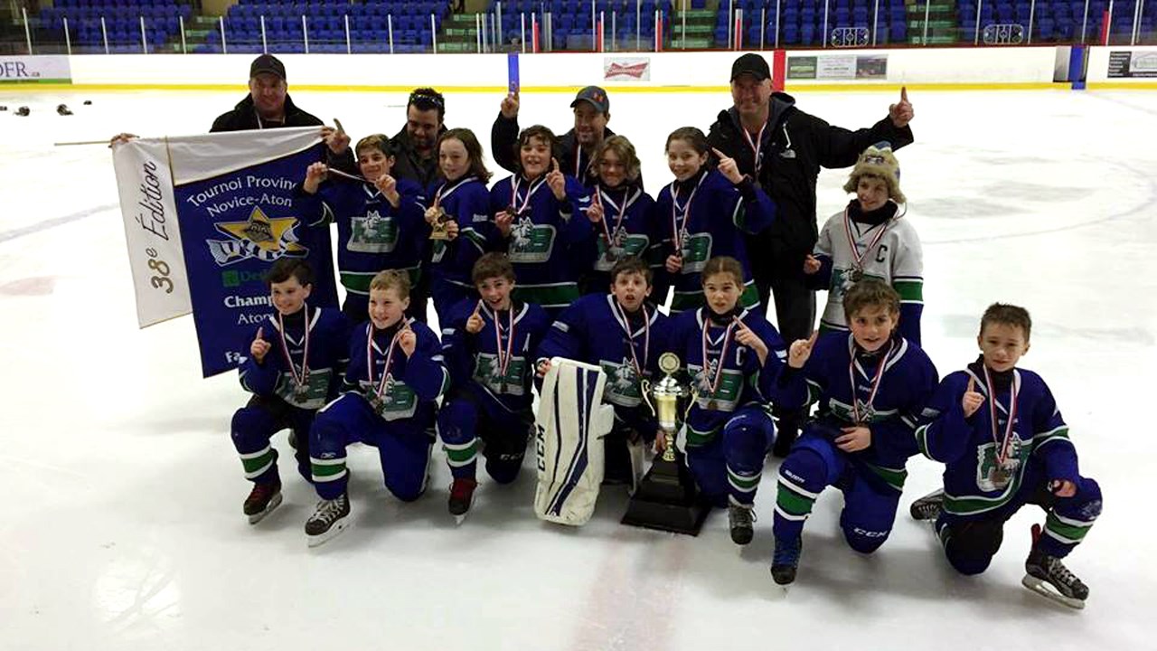 Domination des Lynx de la Haute-Beauce au tournoi Novice Atome de Farnham