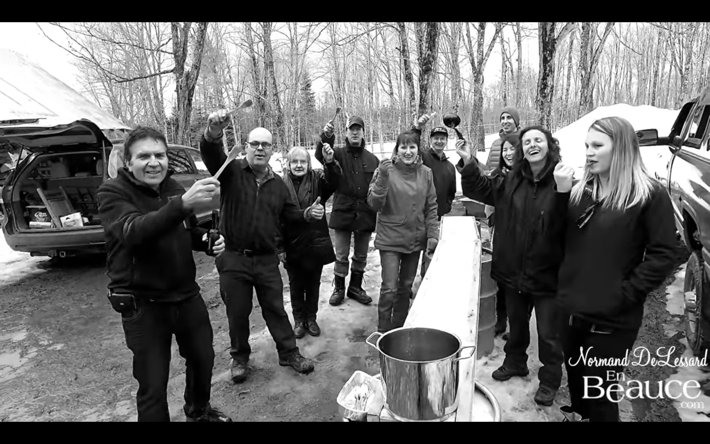 Normand DeLessard présente une journée dans une cabane à sucre familiale