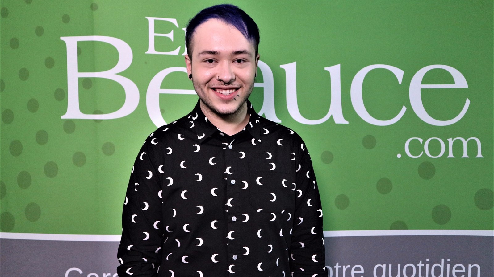 Âgé de 20 ans seulement, le Prospérien Maxim Poulin donne sa première conférence