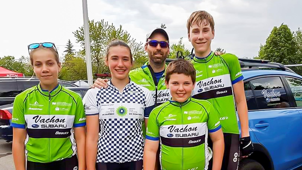 Plusieurs médailles pour les cyclistes du club Vachon Subaru à la 2e coupe Québec 