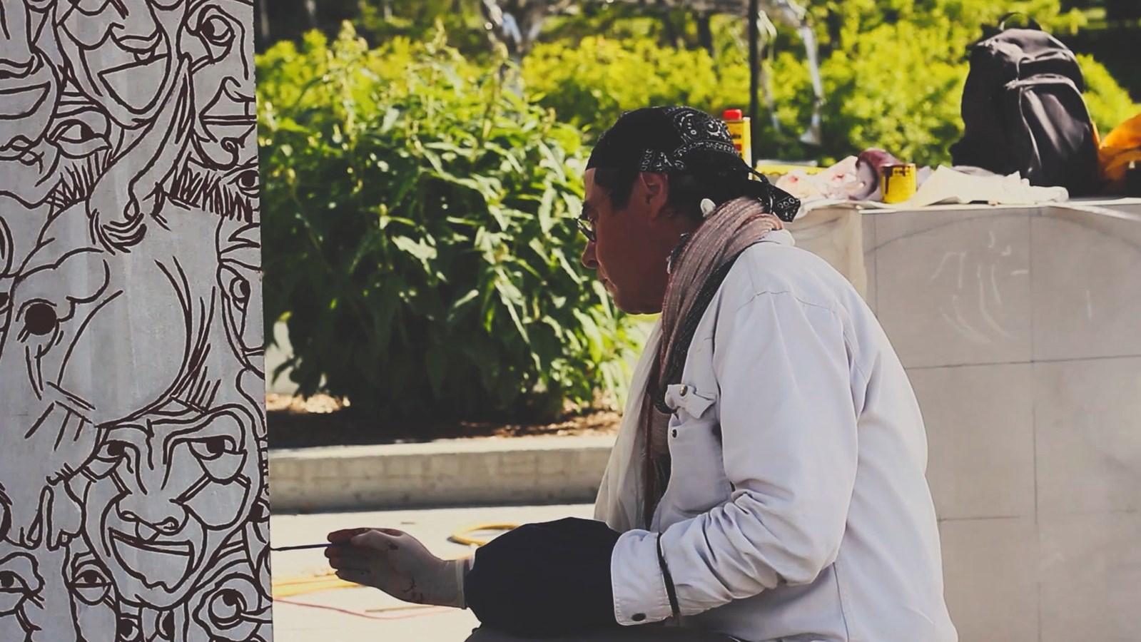 DOSSIER BEAUCE ART : Vidéo du processus de création de Bachir Hadji