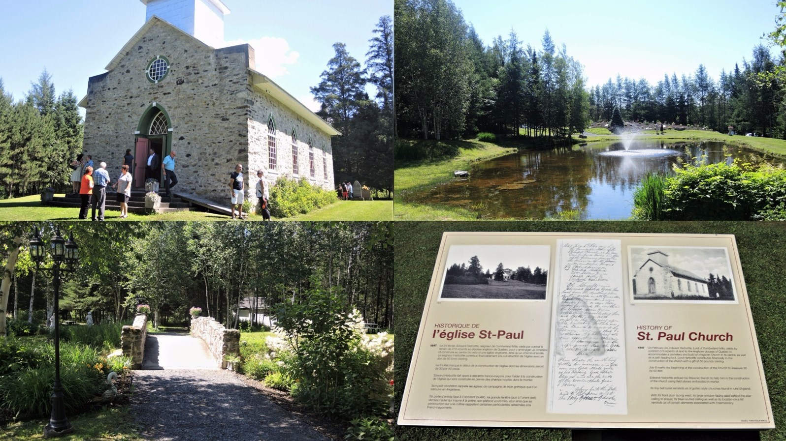 Les nouveautés au jardin Harbottle et à l'église Saint-Paul de Cumberland en vidéo