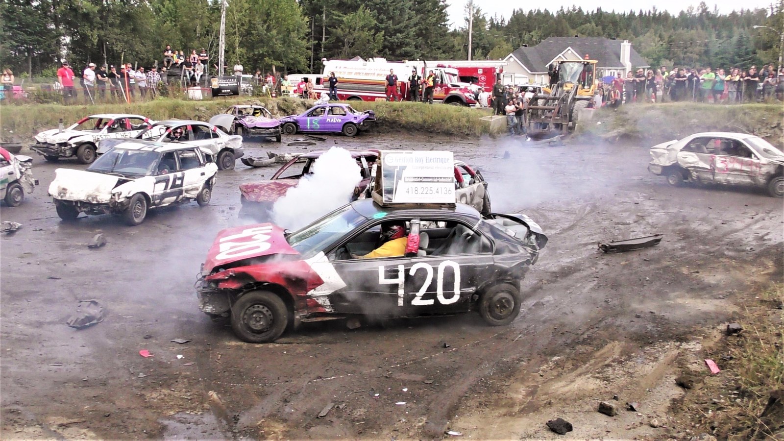 Normand DeLessard présente la démolition de Saint-Éphrem