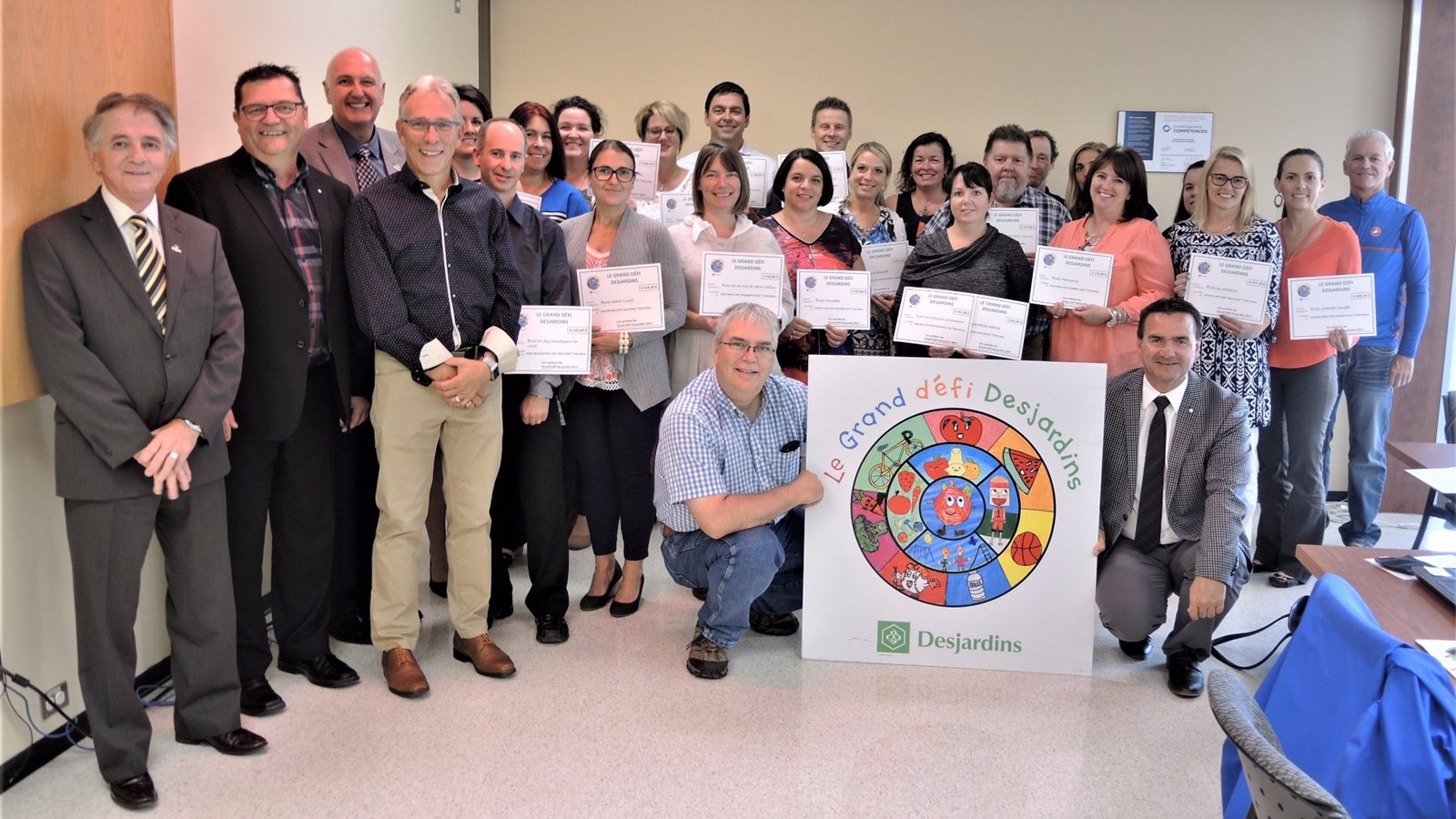 Le Grand Défi Desjardins remet 160 000 $ aux écoles de la CSBE