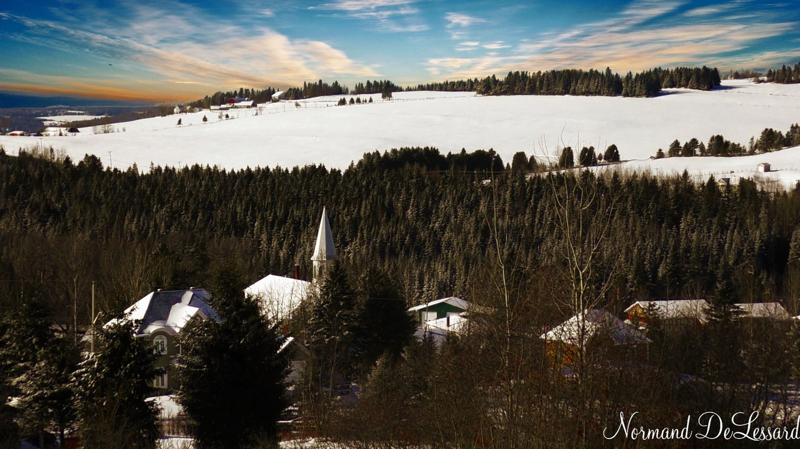 Normand DeLessard présente l'hiver en Beauce en 2018