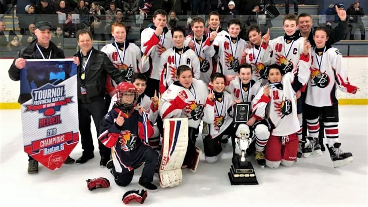 Les Baroudeurs B de Beauce-Centre remportent un tournoi à Beloeil