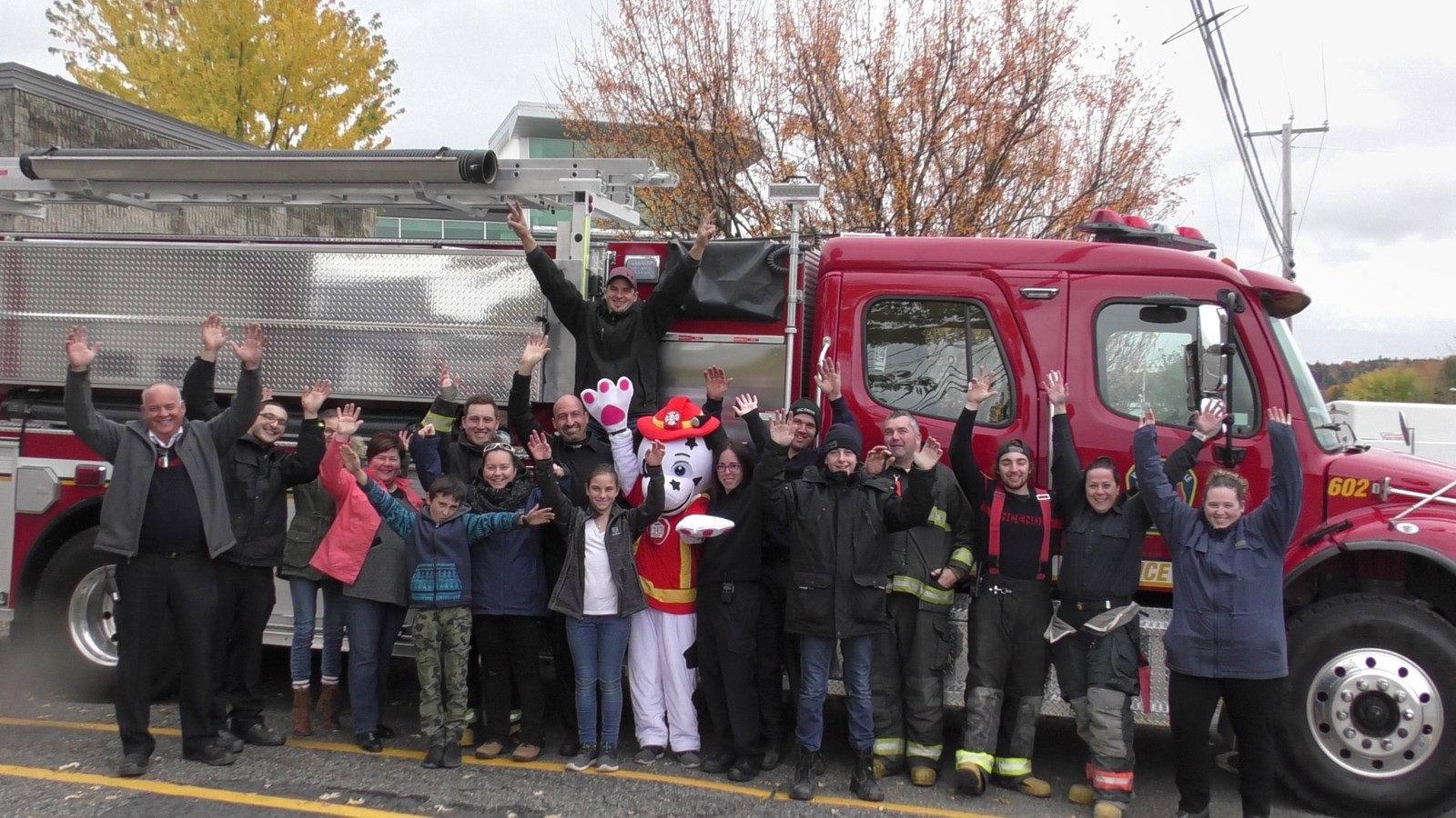 Normand DeLessard présente la journée portes ouverte 2018 de la caserne de pompiers de Beauceville