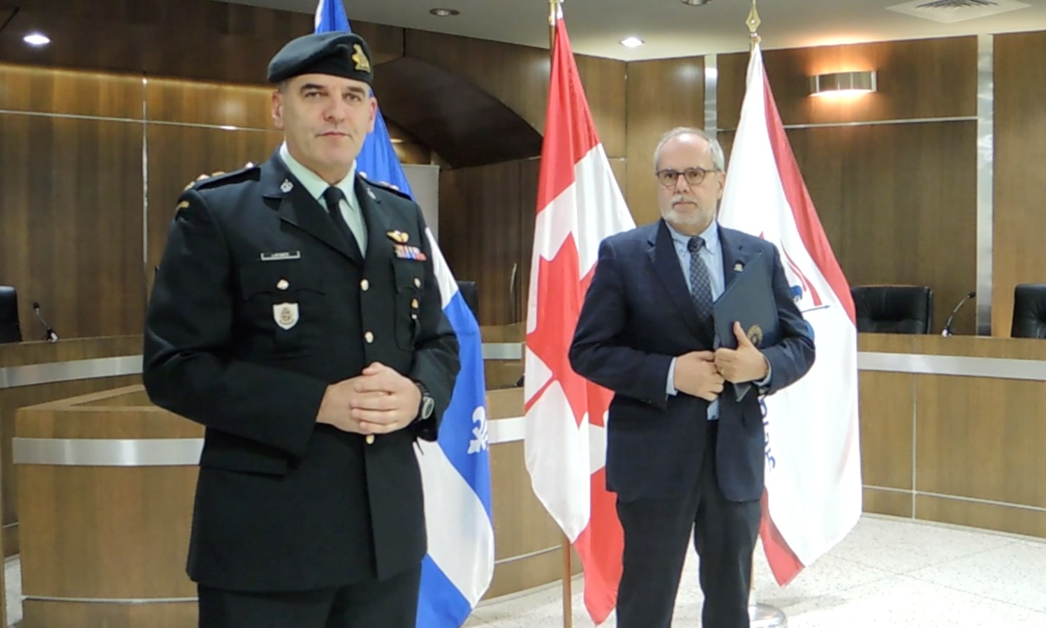 La Ville de Saint-Georges reçoit une mention élogieuse de l'armée