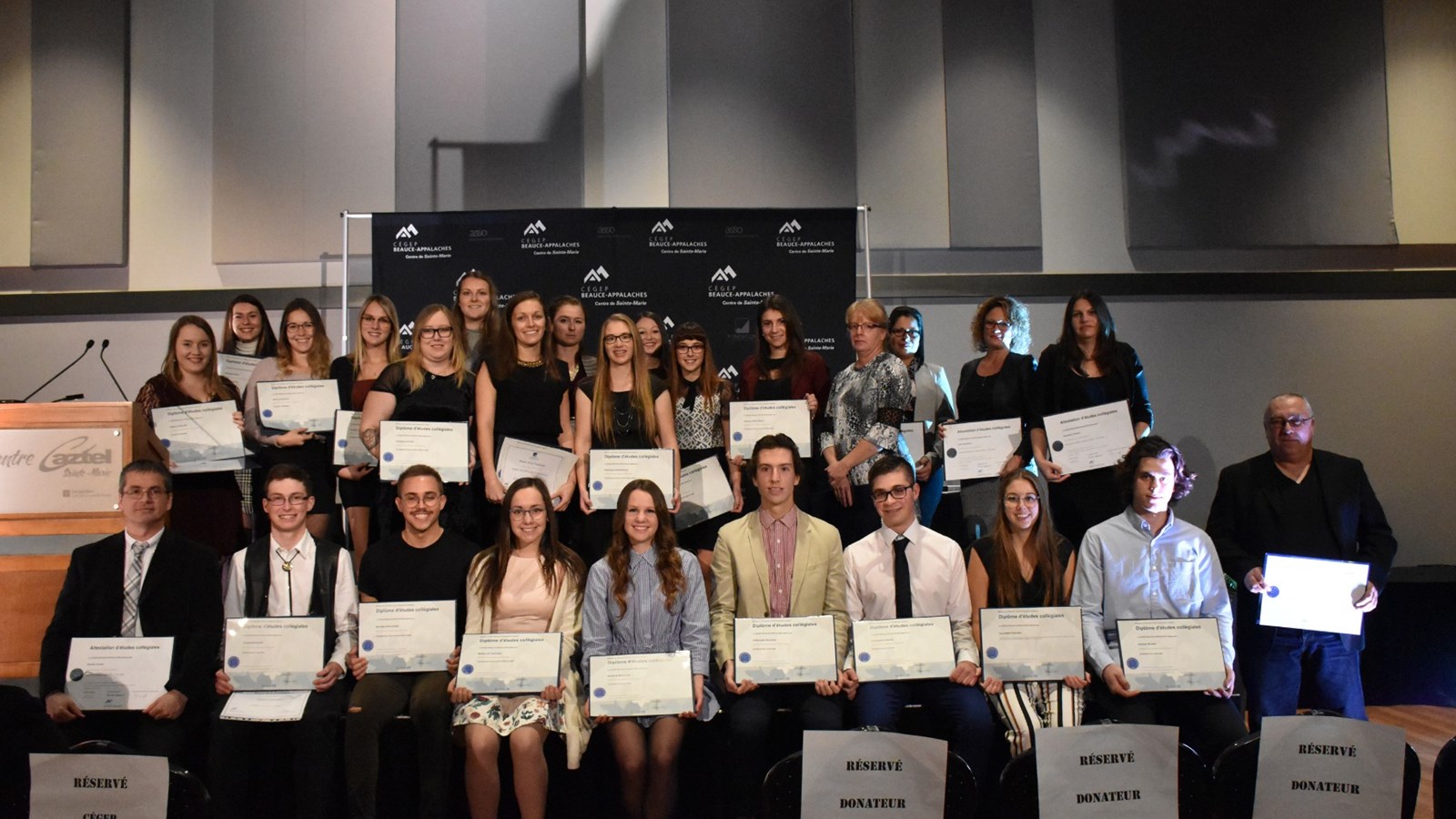 65 étudiants reçoivent un diplôme du Cégep Beauce-Appalaches à Ste-Marie