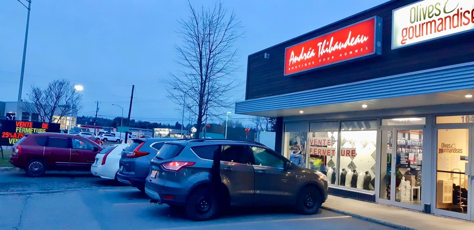 La boutique pour hommes Andréa Thibaudeau ferme ses portes 