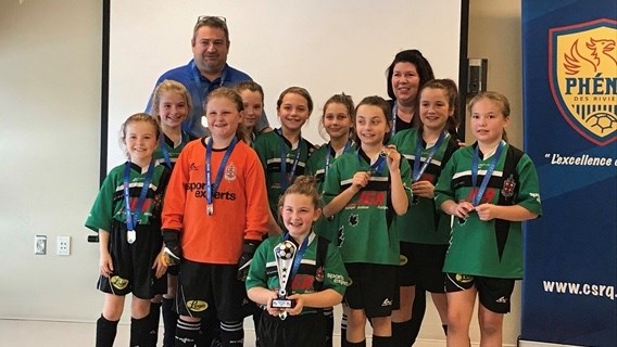 L’équipe U10F-A Ascalon termine première au Défi de la Capitale