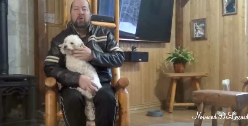 Normand DeLessard présente l'incendie au Manoir Chaudière en 1996