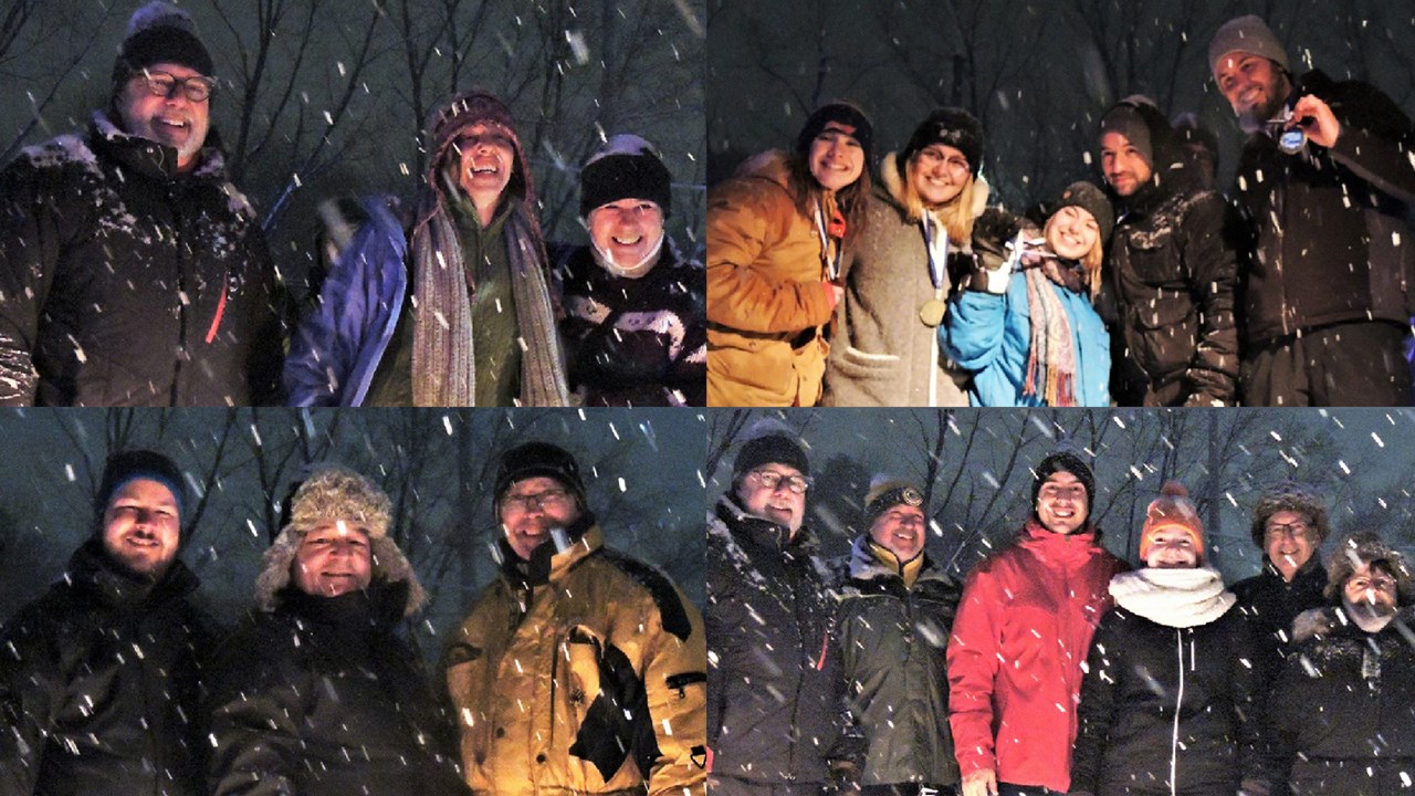 « Mouvements perpétuels » remporte le 1er prix au concours de sculptures sur neige à St-Georges