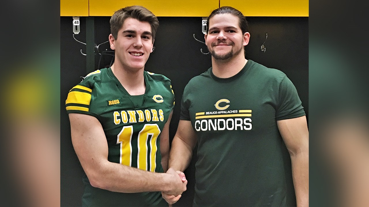 Le quart-arrière Jacob Gosselin se joindra aux Condors du Cégep Beauce-Appalaches