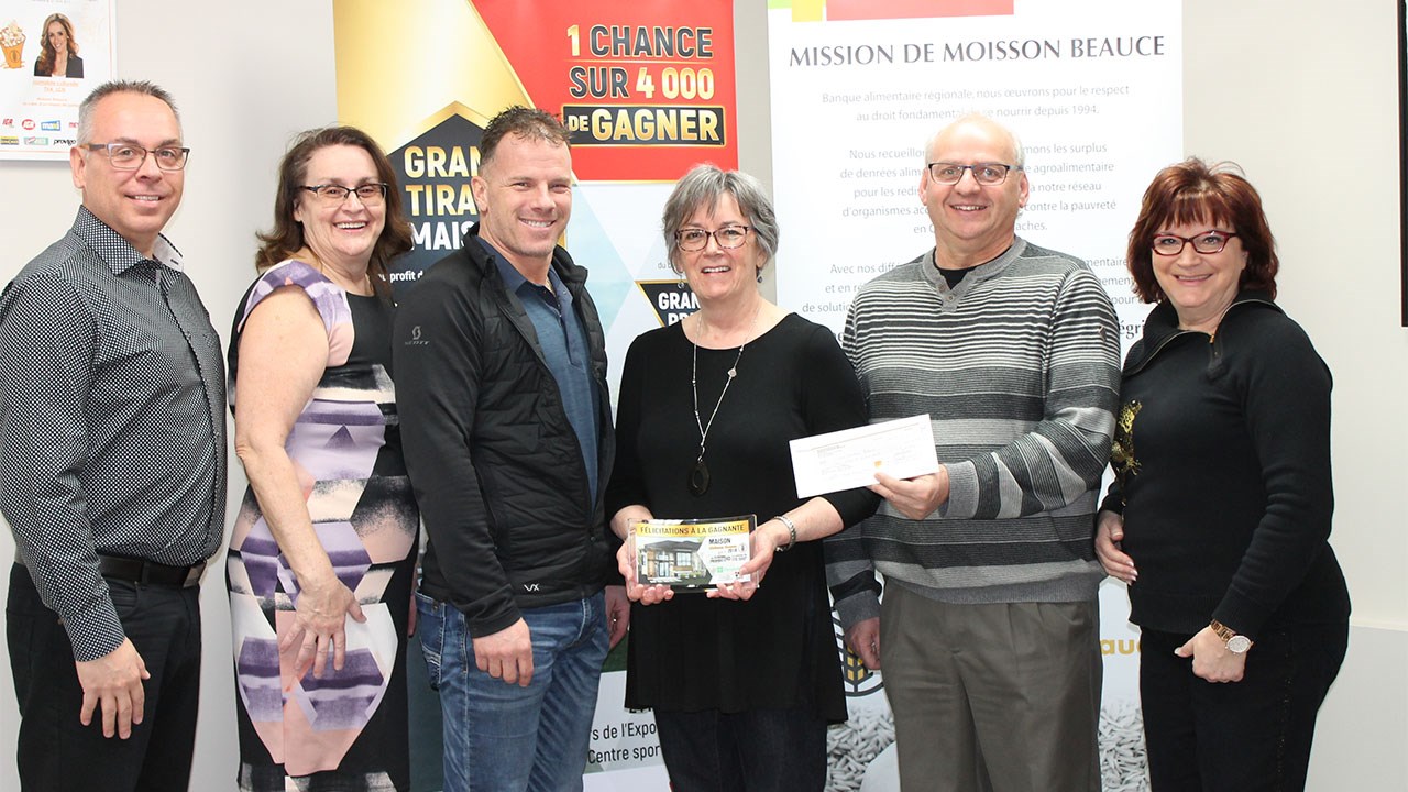 L'heureuse tirée au sort de la Maison Moisson Beauce 2018 a fait son choix