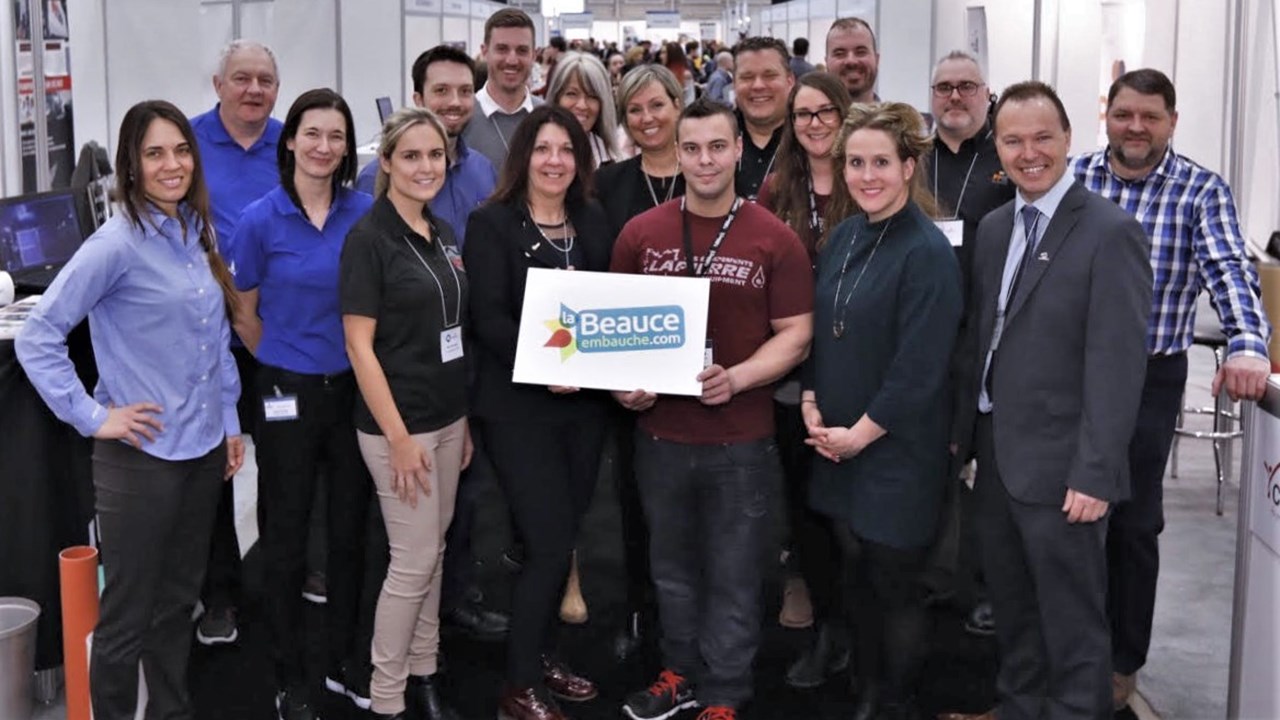 La Beauce se mobilise pour recruter à la Foire de l’emploi de Québec