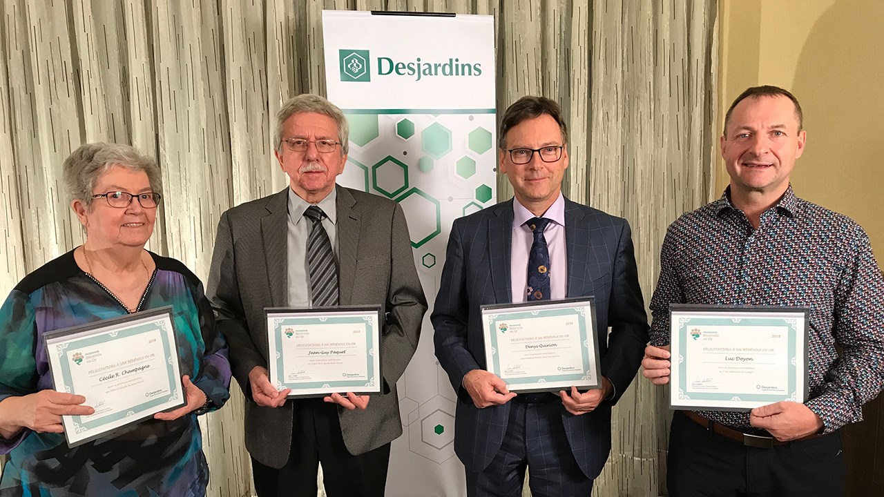Desjardins : retour aux membres de 2,6 M $ et 6 000 $ aux bénévoles