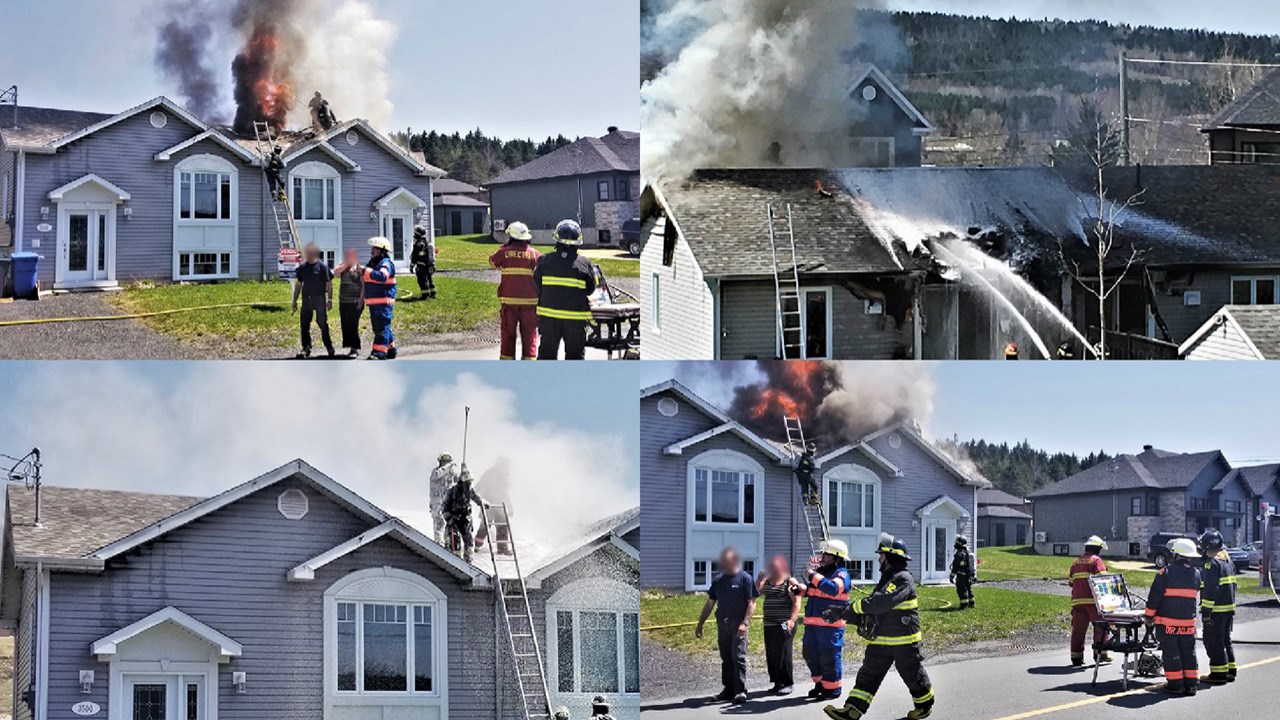 Un incendie se déclare dans un duplex à Notre-Dame-des-Pins