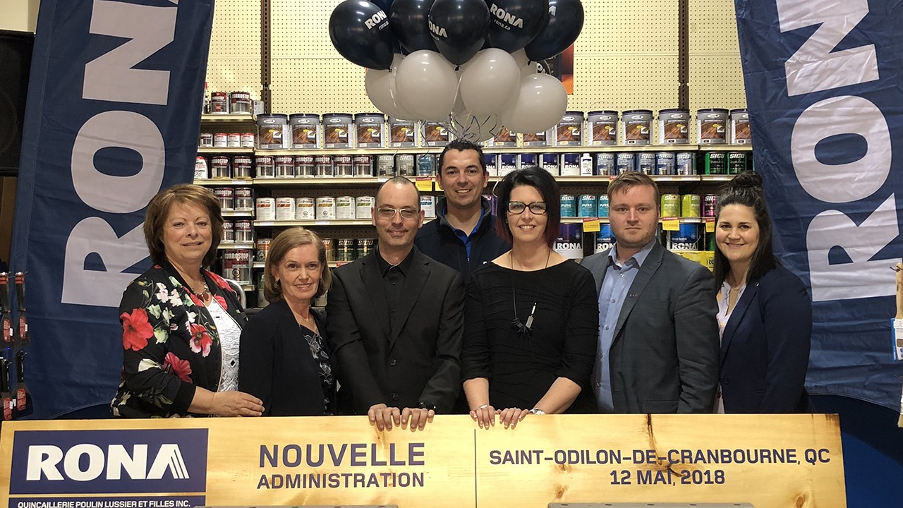 Le magasin Rona de Saint-Odilon célèbre sa nouvelle administration