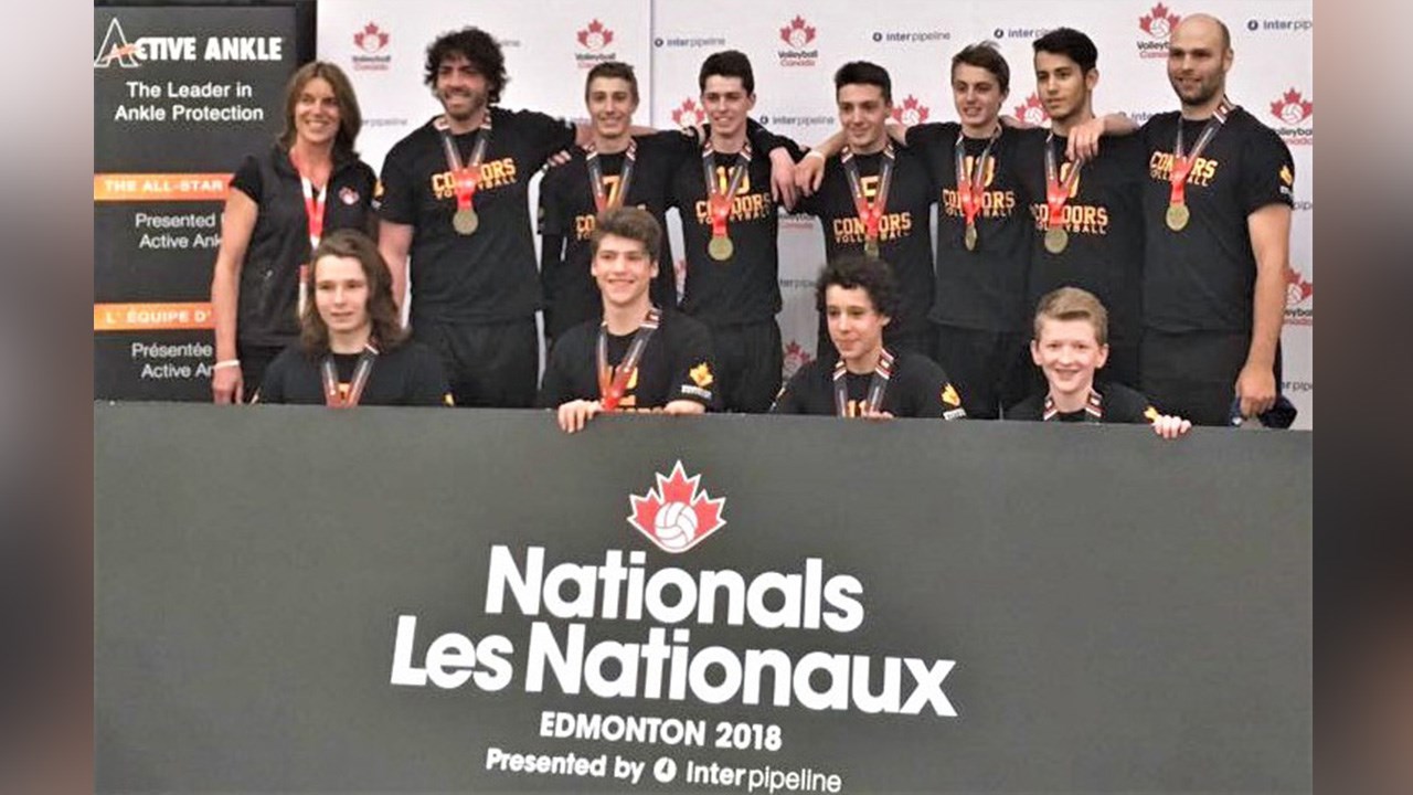 Les Condors de Chaudière-Appalaches sont champions nationaux en volleyball