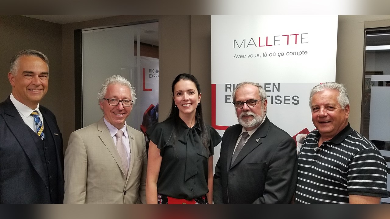 La société de comptables Mallette est prête à croître