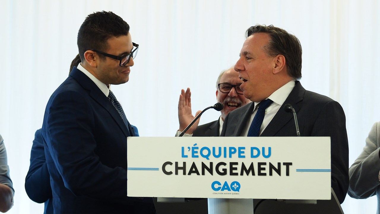 Samuel Poulin est candidat pour la CAQ dans Beauce-Sud