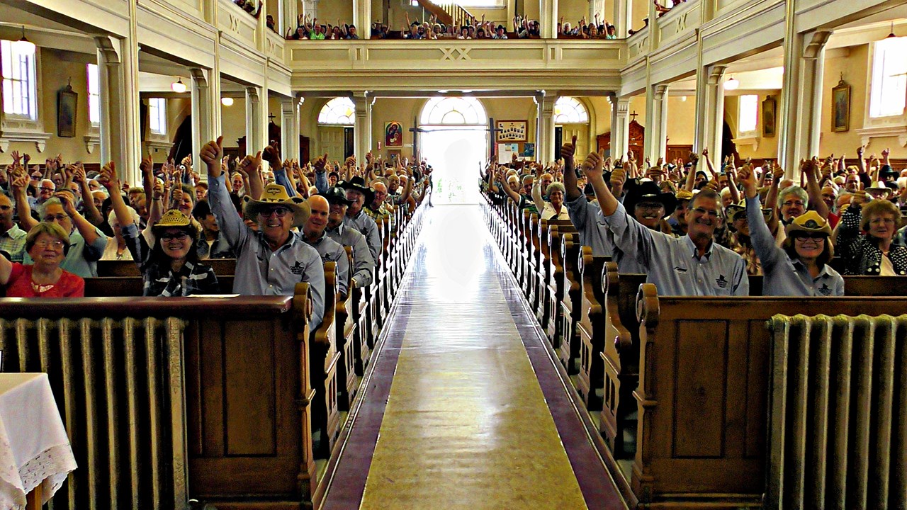Normand DeLessard présente la messe country de Nasvhville en Beauce