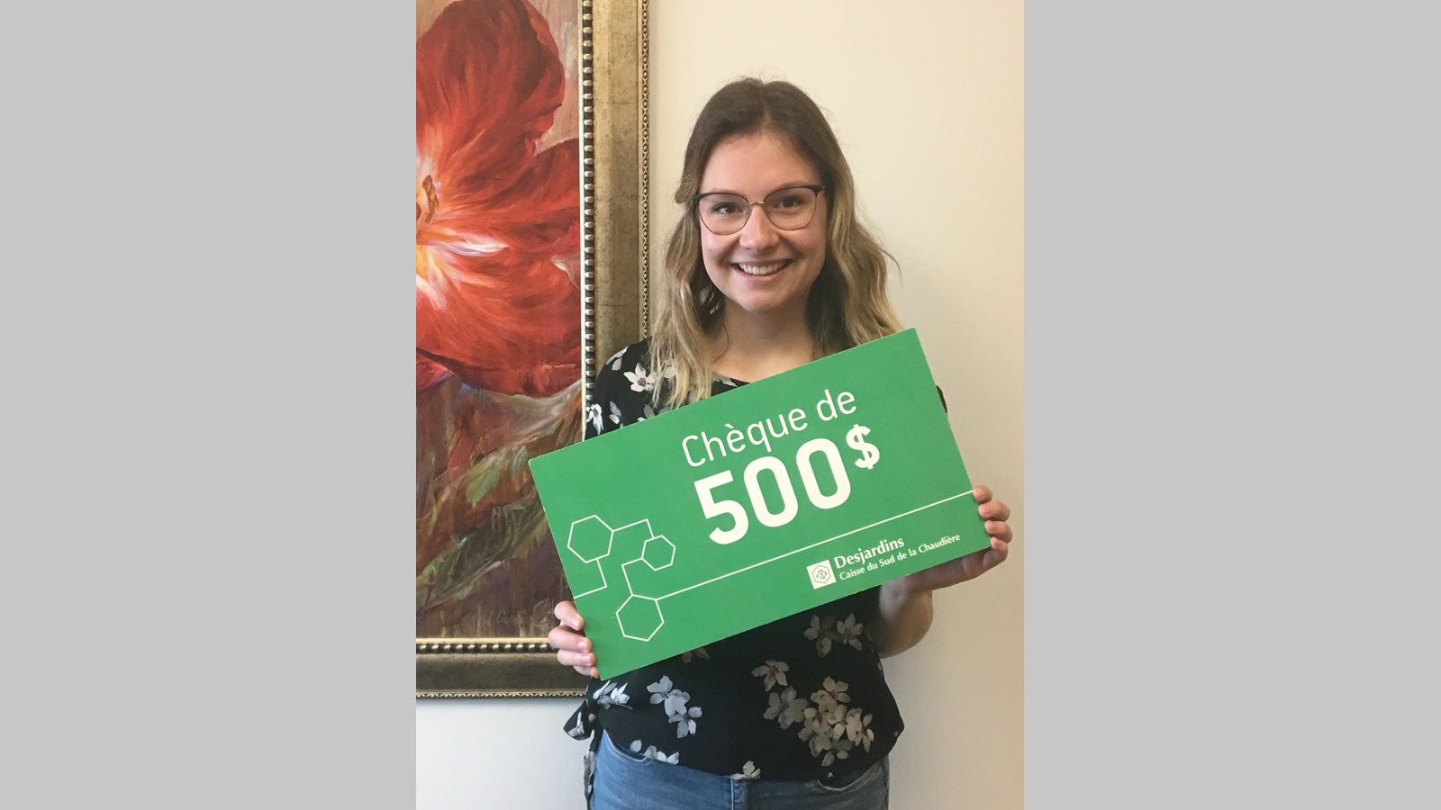 La Caisse Desjardins fait un autre gagnant de 500 $