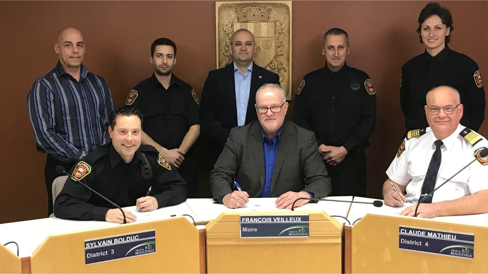 Une nouvelle convention collective pour les pompiers de Beauceville 