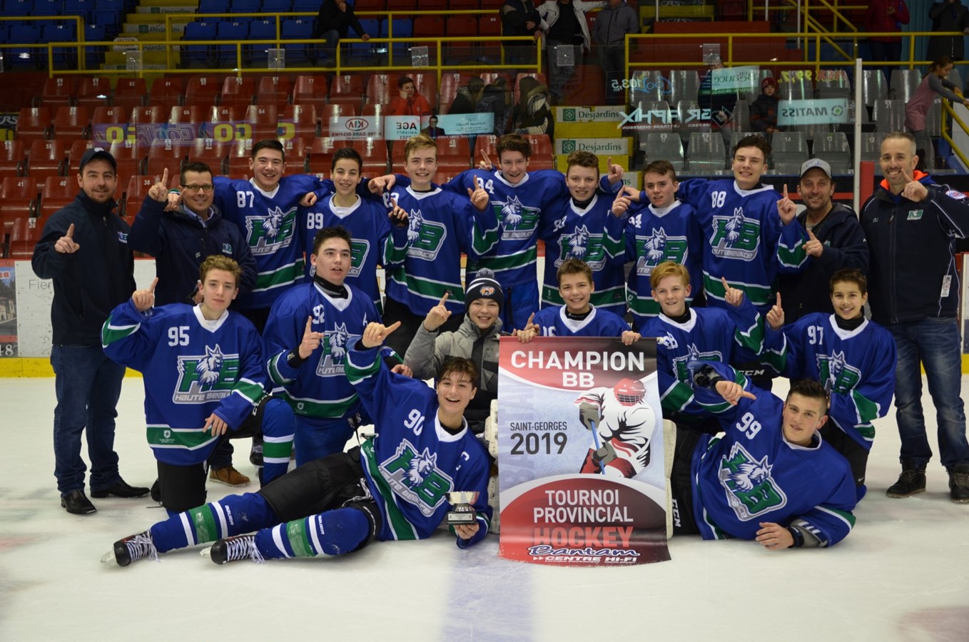 Les Lynx de Haute-Beauce Champion de la finale BB