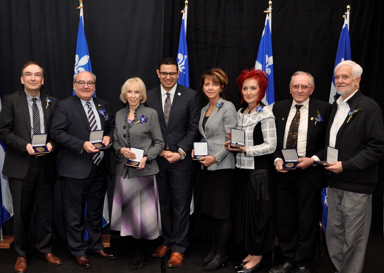 Sept beaucerons à l'honneur à la remise de médailles de l'Assemblée nationale