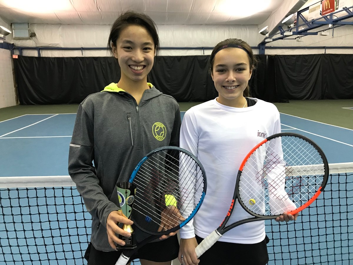 Rosalie Carier-Dulac et Alizée Poulin au Circuit québécois 14 ans 