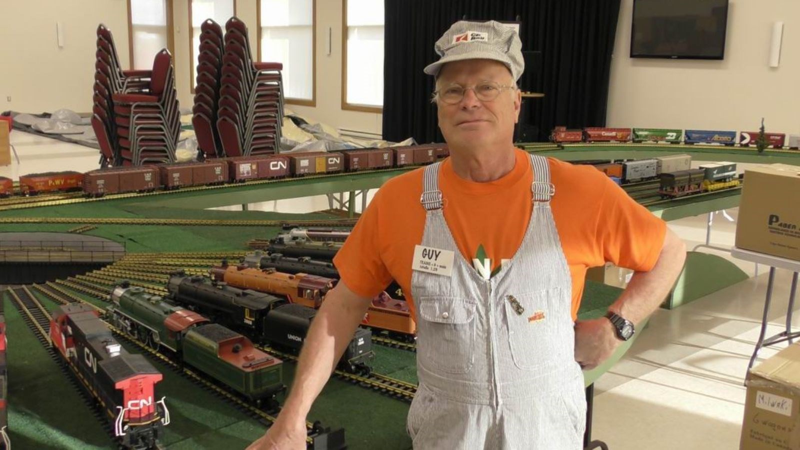 Normand DeLessard présente le 125e du chemin de fer du Québec Central à Saint-Éphrem