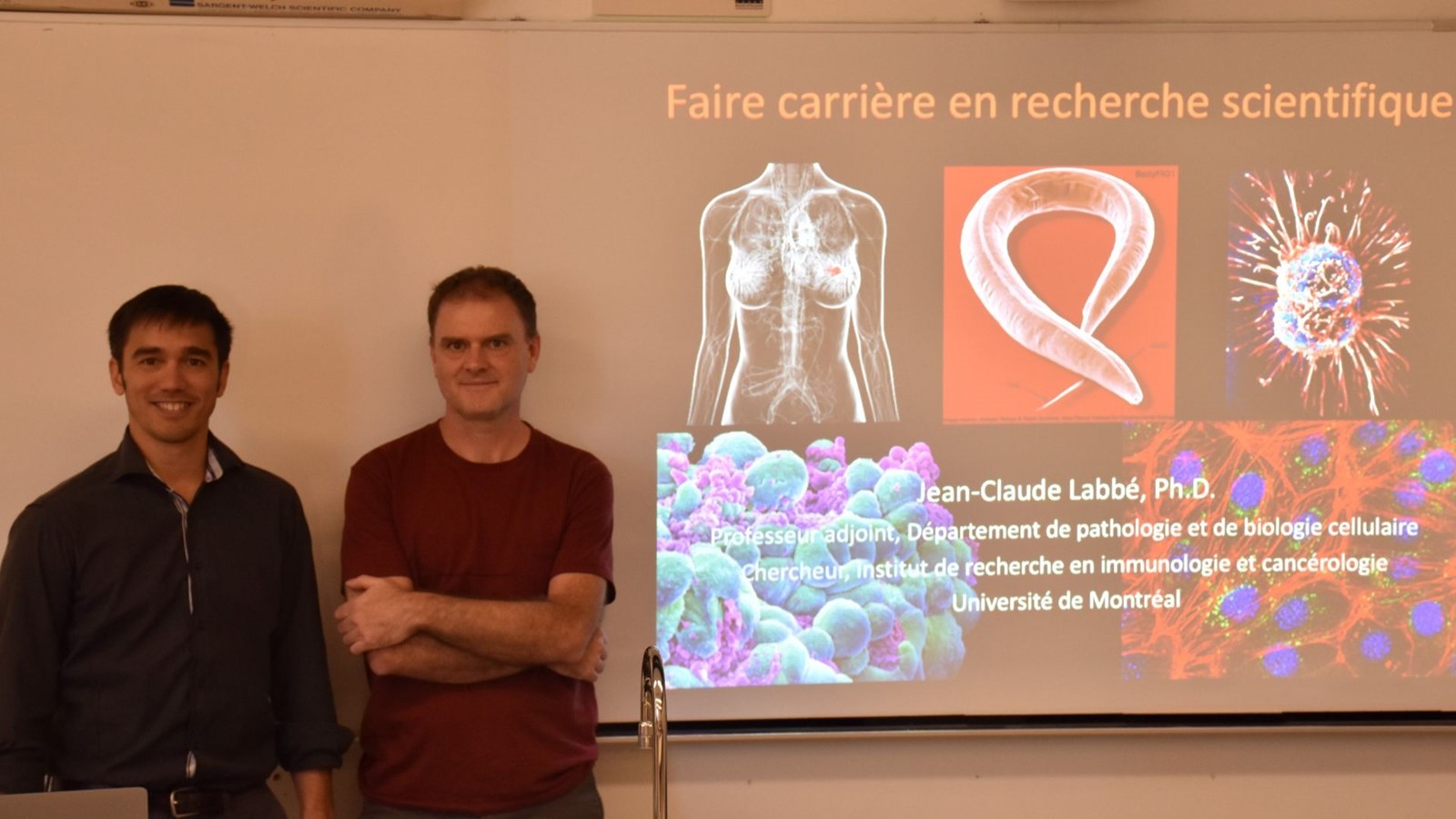 Un chercheur de l'Université de Montréal en visite au Cégep Beauce-Appalaches