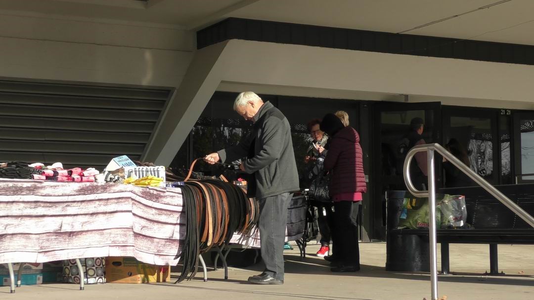 Normand DeLessard présente le Marché aux puces de la Polyvalente St-Georges en octobre 2019