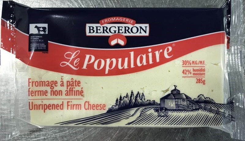 Rappel alimentaire dû au risque de la bactérie Salmonella