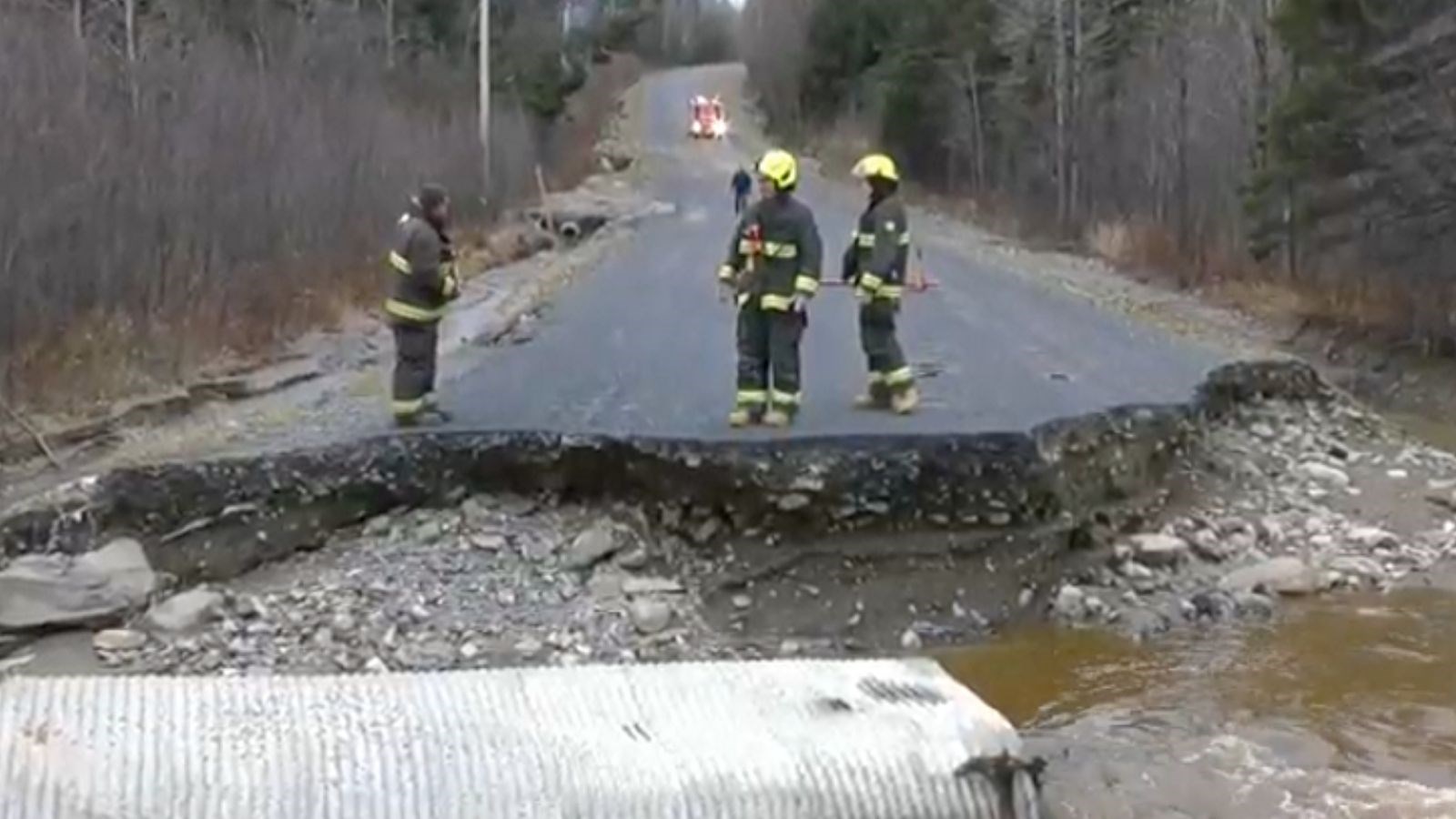 Normand DeLessard présente le rang Chaussegros après la tempête