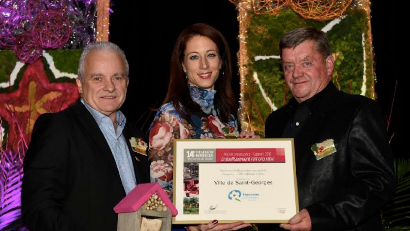 La Ville de Saint-Georges remporte le prix Reconnaissance en embellissement remarquable