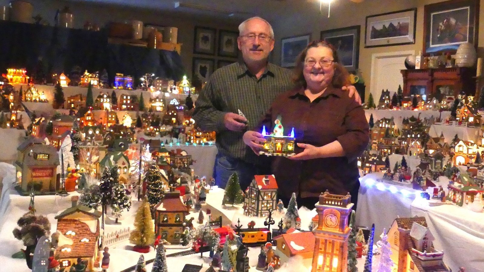 La féérie de Noël se passe en plein milieu du salon de Rachel et Philippe