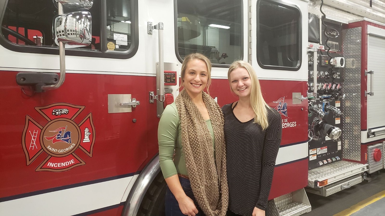 Deux femmes s'ajoutent à l'équipe du service d'Incendie de St-Georges