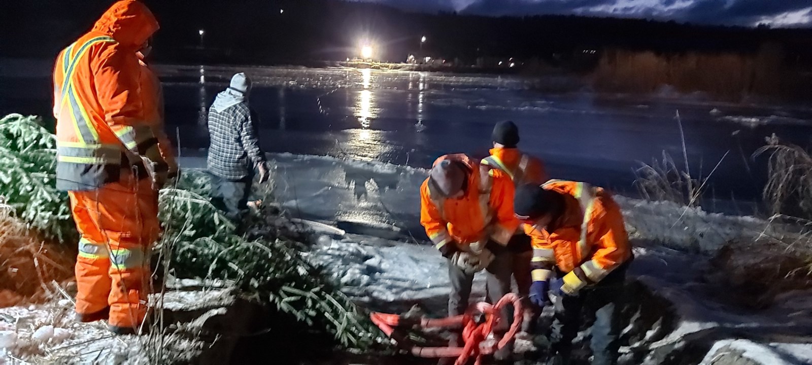 Beauceville: une estacade installée pour Noël?