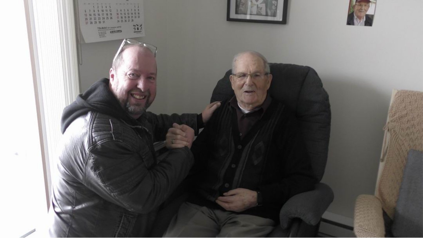 Normand DeLessard présente les 103 ans de M. Lucien Poulin