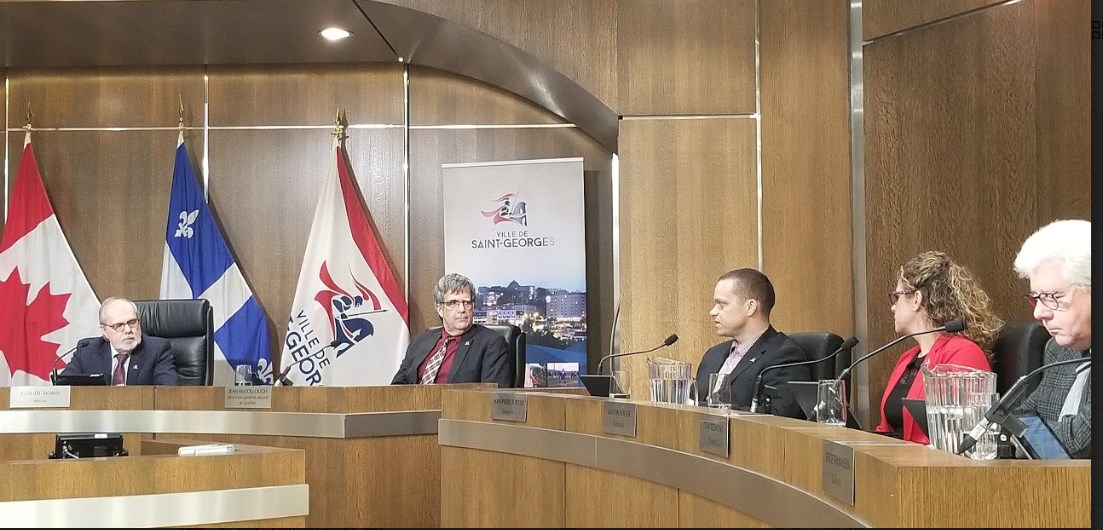 Le conseil de ville de St-Georges : priorité aux infrastructures